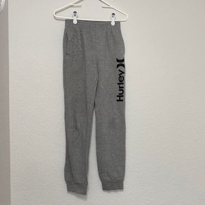 Light gray sweat, pants Hurley size kids large